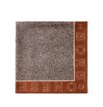 Borbonese foulard 6DP044TE2 caramello/OP naturale