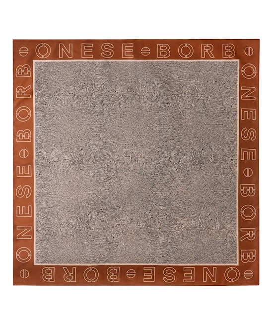 Borbonese foulard 6DP044TE2 caramello/OP naturale